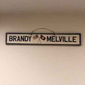 Brandy Melville sign